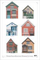 Wicker Park Bucktown Cottages Poster