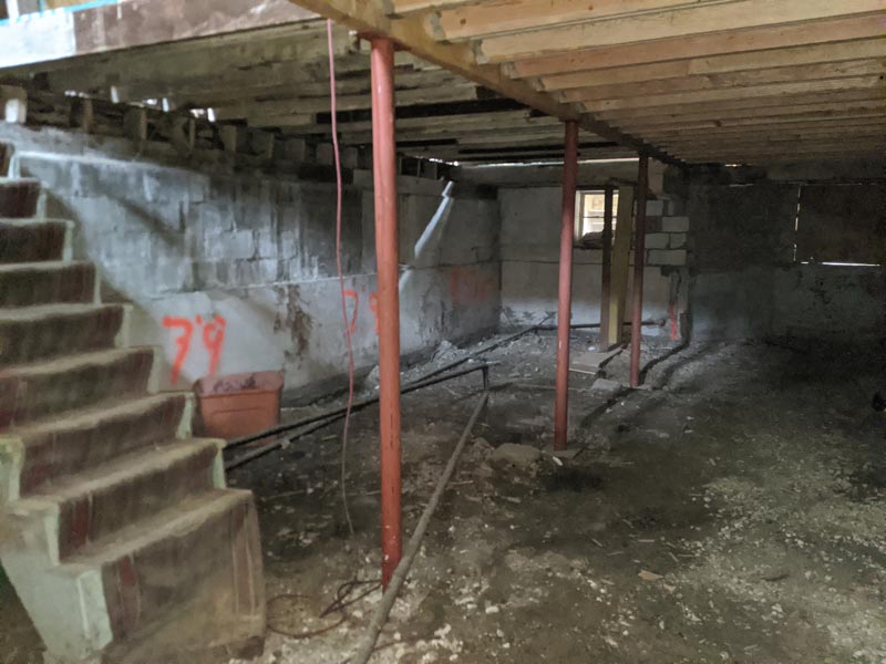 Unfinished basement