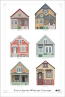 Logan Square Cottages Poster