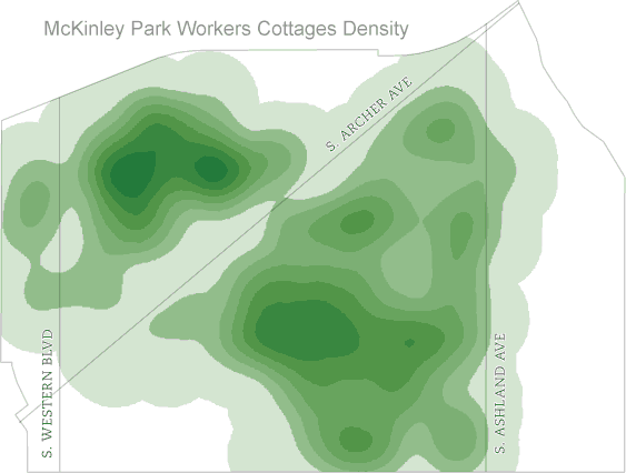 McKinley Park Workers Cottage Density
